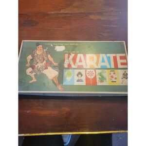 Vintage 1964 The Game of Karate By Selchow And Righter Company‎